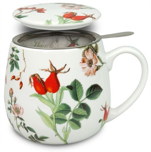 Teetasse mit sieb und deckel - sieb,