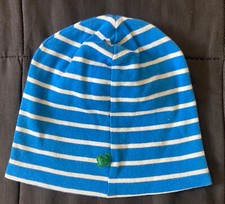 Mütze Kinder Villervalla Gr. 116/122 blau/weiß gestreift