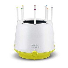Tefal Käsefondue Set Elektrisch mit Gabeln ThermoProtect Colormania EF260312