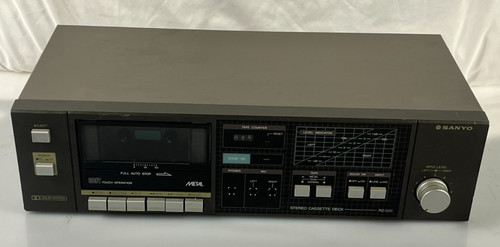Sanyo 220 stereo cassette - rd,