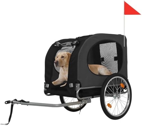 Faltbarer fahrradanhänger - faltbarer,