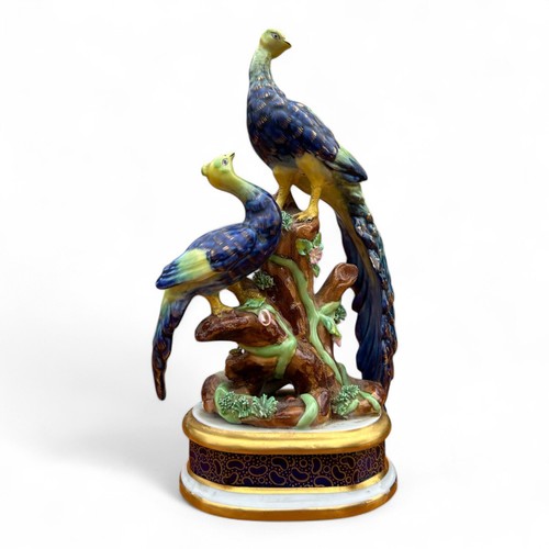 Sevres porzellan figur pfauen - porzellan,