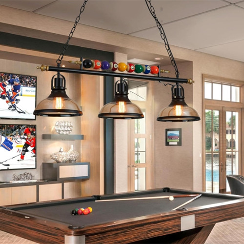 Billard pendelleuchten retro - billard,