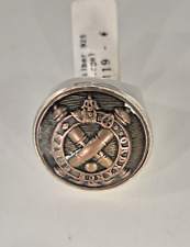 Ring Silber 925 Siegelring United States Army Ordnance Corps  Gr.59 Unikat 400