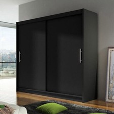 Kleiderschrank Baldwin 180 cm -breit Schiebetür Schiebetürenschrank M24