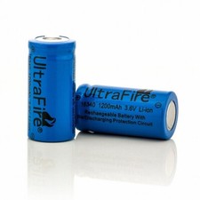 2x UltraFire Akku 16340 1200