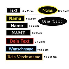 Namensschild aufnäher patch - namensschild,