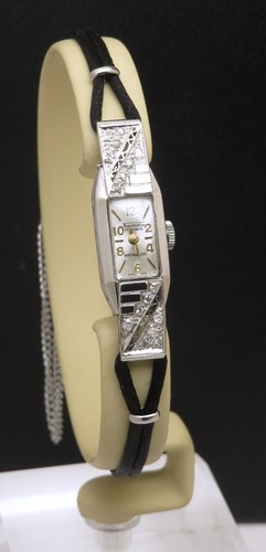 Uhr vintage platin diamant art - vintage,