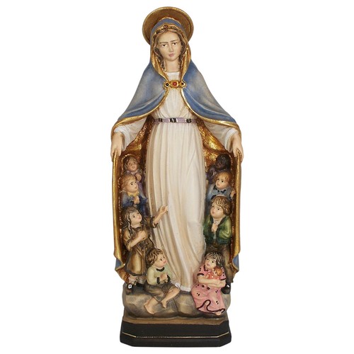 Holz figur schutzmantelmadonna - figur,