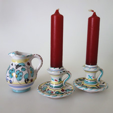 2 süße Kerzenhalter mit