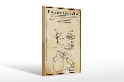 Holzschild patent 20x30 - patent,