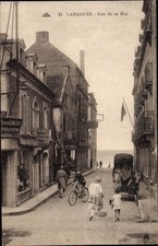 Ak Langrune Calvados, Rue de la Mer - 2594182
