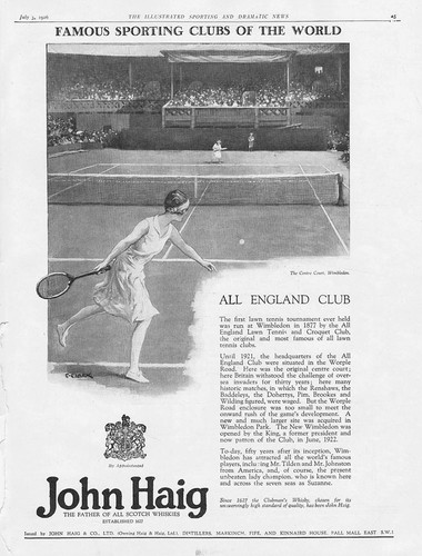 Haig whisky tennis wimbledon - whisky,
