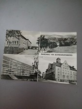 Alte Foto AK DDR Raschau Schule