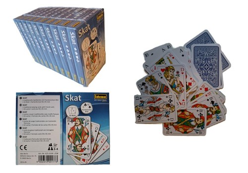 10x skatkarten französisches - 10x,