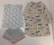 3 Teile Kleiderpaket Mädchen Gr:110/116 T-Shirt, Shirthose, Kleid