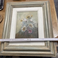 Silberdistel Gemälde von A