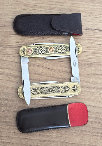 Vintage klappmesser - 2x,