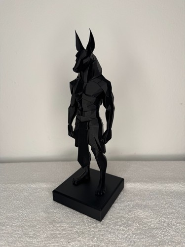 Anubis statue schwarz - statue, |