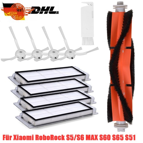10x zubehör für roborock s50 - zubehör,