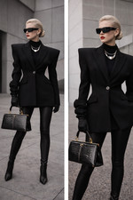 Vintage Handtasche schwarz