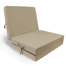 HERLAG Klappmatratze Junior (Klapp-Matratze, Farbe beige, Maße 190x60x7 cm)