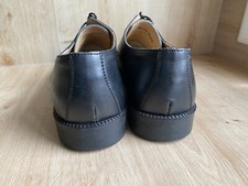 L. Lambertazzi 43 Herren Lederschuhe elegant cool Business Derby schwarz