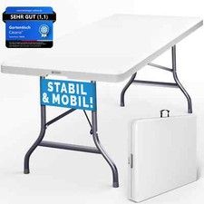 Gartentisch Klapptisch Campingtisch Klappbar 180 cm Buffettisch Party CASARIA®