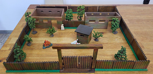 Elastolin diorama - elastolin,