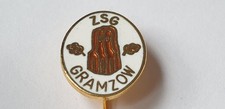 DDR Fußball Anstecknadel ZSG Gramzow ( Bezirk Neubrandenburg )