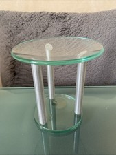 Duftlampe Teelicht Edelstahl Gebraucht 13 Ø Oben Teller 10 Ø Fuß ca 13cm Gestell