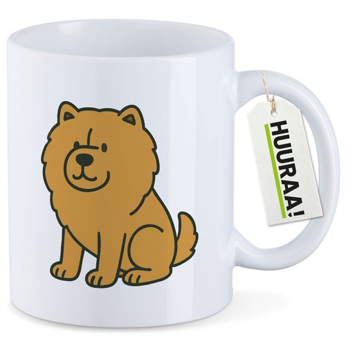 Kaffeetasse chow comic - kaffeetasse, chow-chow