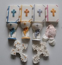 Kommunion Konfirmation Taufe Firmung Fondant Zuckerfigur Tortendeko Aufleger