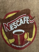 Necafe Kaffee Werbetasche Jute Hessisch Vintage selten Retro Original 70er Jahre Einkaufen