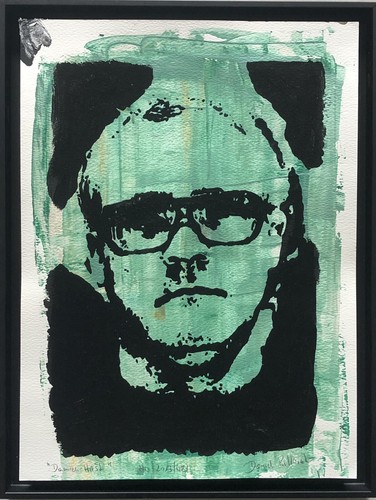 Portrait damien hirst - portrait, 30x40
