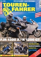 TF0605 + Vergleich YAMAHA FJR 1300 A vs. BMW K 1200 GT + TOURENFAHRER 5/2006