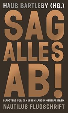 Sag alles plädoyers für - sag,