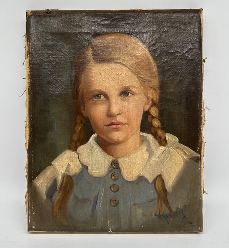 Kleines ölbild 1928 porträt - kleines,
