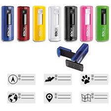Geocachingstempel, Stempel, Logbuchstempel versch. Motive & Farben,Colop Plus 30