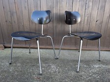 Stapelstuhl Egon Eiermann Esszimmer Stuhl Wilde + Spieth W+S Vintage 60er 1/2