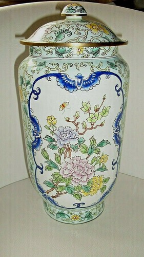 Große deckelvase messing - große,