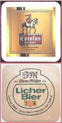 Bierdeckel carolus - (51a.2),