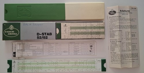 Rechenschieber stab 82 - d-stab, 52./82