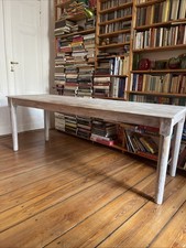 Langer Tisch , massiv Holz,vielseitig verwendbar im Shabbychic Design
