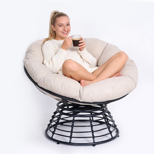360 papasan stuhl mit dicker - 360°,