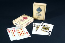 2x Pokerkarten 100% Plastik -