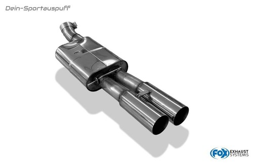 Fox ø76mm sportauspuff audi - sportauspuff,