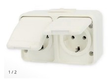 Elso 445404 Steckdose 2-fach