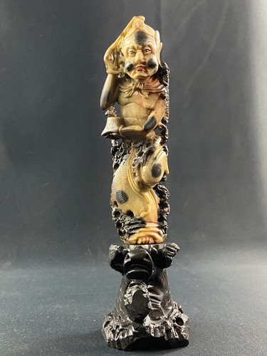 Sculptur aus speckstein mit - sculptur,