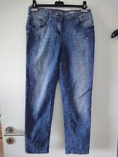Jeans von CECIL, Gr. 30/28, Style Charlize, blau mit Druck